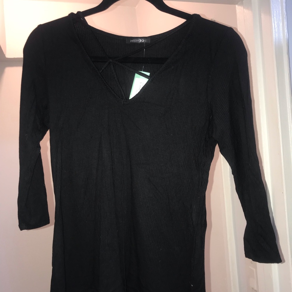 Papermoon black blouse